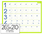 CALENDRIER BOUCHUT GRANDRMY ARDOISE EFFAABLE CHIFFRES RECTO/VERSO 21X26.5CM SURFACE PELLICULE BRILLANTE