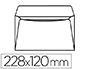 POCHETTE POLYTHYLNE ADHSIVE PAC LIST DOCUMENTS 228X120MM PAPIER DORSAL KRAFT BLANC SILICON 39G/M2 BOTE 100 UNITS