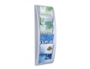 PRSENTOIR PAPERFLOW QUICK FIT SYSTEM POLYSTYRNE PAISSEUR 20MM CAPACIT 200F 80G/M2 FORMAT A5 65X22.7X9.5CM