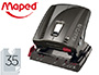 PERFORATEUR MAPED ADVANCED MTAL A6303 ENTRAXE 80MM CAPACIT PERFORATION 35 FEUILLES 2 TROUS GRIS FONC 142X77X126MM