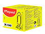 TROMBONE MAPED NICKEL 45MM BOTE CARTON 100 UNITS