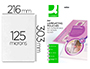 POCHETTE PLASTIFICATION Q-CONNECT  CHAUD CONOMIQUE FORMAT A4 125 MICRONS DOS ADHSIF BOTE 25 UNITS