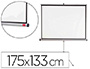 CRAN PROJECTION NOBO TRPIED FORMAT 16/10 INCLINAISON REPLIABLE POIDS 10.08KG 175X1150CM
