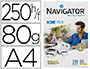 PAPIER NAVIGATOR MULTIFONCTION HOME A4 80G/M2 BLANCHEUR 169 OPACIT 95 RIGIDIT 120 250 FEUILLES
