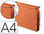 DOSSIER SUSPENDU L'OBLIQUE AZV ULTIMATE KRAFT 240G ARMOIRE ENTRAXE 330MM H275MM FOND 50 PORTE-TIQUETTE BOTE 25 UNITS