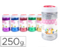 PAILLETTE FANTAISIE LIDERPAPEL COLORIS ASSORTIS MTALLISS POT 250G