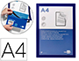 CADRE AFFICHAGE LIDERPAPEL MURAL MAGNETIQUE A4 DOS       ADHESIF REPOSITIONNABLE       COLORIS BLEU