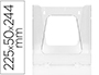 PORTE-VISUELS Q-CONNECT MURAL PLEXIGLAS TRANSPARENT FORMAT  A4 225X50X244 MM