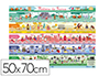 POSTER EDITIONS LITO HISTOIRE DE FRANCE EN FRESQUE COLOREE  ET ILUSTREE 500X700MM AVEC 2  PERFORATIONS