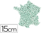 BILLOGRAPHE MINERVA N11 CARTE DE FRANCE PLASTIQUE     15CM PLASTIQUE