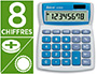 CALCULATRICE IBICO BUREAU 208X 8 CHIFFRES TOUCHE FRANC/EURO ADDITION SOUSTRACTION CRAN PIVOTANT 106X133X26MM 100G