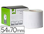 TIQUETTE ADHSIVE Q-CONNECT 54X70MM COMPATIBLE DYMO 99015 BOTE 320 UNITS