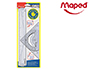 KIT DE TRAAGE GOMTRIQUE MAPED SPCIAL GAUCHERS CONTENANT RGLE QUERRE ET RAPPORTEUR