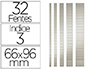 BANDE PLANNING NOBO MTAL FICHE INDICE 3 32 FENTES ADAPTE CARTE T CAPACIT 32 CARTES FORMAT 66X9,6CM COLORIS GRIS