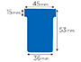 FICHE T PLANNING NOBO INDICE 1.5 COLORIS BLEU CLAIR TUI 100 UNITS