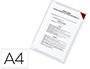 POCHE TARIFOLD KANG  FERMETURE AIMANTE PVC TRANSPARENT ANTIREFLETS 20/100E A4 MURAL DOS REPOSITIONNABLE SACHET 5U