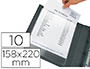 POCHETTE TARIFOLD 3L ADHSIVE A5 158X220MM OUVERTURE PETIT CT 10 UNITS