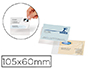 PORTE-CARTES DE VISITE TARIFOLD 3L ADHSIF 105x60MM OUVERTURE GRAND CT 10 UNITS