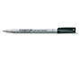 STYLO-FEUTRE STAEDTLER LUMOCOLOR SOLUBLE CRITURE FINE 0.6MM MULTI-SUPPORTS EFFAABLE COLORIS NOIR