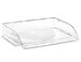 CORBEILLE  COURRIER CEP PRO POLYSTYRNE ANTICHOC ROBUSTE SUPERPOSABLE VERTICALE/DCAL 341X265X65,4MM CRISTAL