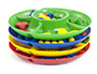JEU MINILAND PLATEAU RANGEMENT 5 COMPARTIMENTS 26 CM DIAMTRE