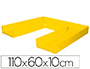 MATELAS SUMO DIDACTIC PLIABLE 110X60X10CM JAUNE