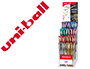 PRSENTOIR DE 120 ROLLERS UNIBALL SIGNO MTALLISS
