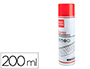 VAPORISATEUR ROUGE PAPIER DPOUSSIRANT TOUTES POSITIONS HAUTE PERFORMANCE GAZ SEC PUR AROSOL 200ML NON INFLAMMABLE