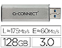 CL USB Q-CONNECT 3.0 128GB LECTURE 50MB/S CRITURE 10-15MB/S RTRACTABLE INTERFACE SUPERSPEED 3.0