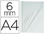 COUVERTURE FELLOWES THERMORELIEUR PR-ENCOLLE DESSUS PVC DESSOUS CARTON BLANC 45/60F PAISSEUR 6MM A4 BOTE 100F