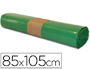 SAC POUBELLE INDUSTRIEL 85X105CM CALIBRE 110 CAPACIT 100L COLORIS VERT ROULEAU 10 UNITS