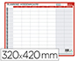 PLANNING BOUCHUT GRANDREMY HEBDO ET ANNUEL PERPTUEL RECTO GRILLE HEBDOMADAIRE VERSO GRILLE 12 MOIS 320X420MM