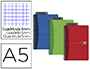 CAHIER OXFORD OFFICE ESSENTIALS RELIURE INTGRALE COUVERTURE SOUPLE A5 100 PAGES 90G QUADRILL 5MM