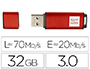 CLE USB ROUGE PAPIER 3.0 32GB LECTURE 70MB/S ECRITURE 20MB/SFLASH COLORIS ROUGE