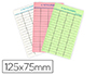FICHE BIBLIOTHQUE ELVE BRISTOL  RETOURNER 180G FORMAT 125X75MM PAQUET 100 UNITS COLORIS VERT