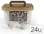 BOUGIE LED GRAINE CREATIVE COLORIS BLANC LOT 24 UNITES