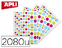 GOMMETTE APLI AGIPA FUNNY PEPS POCHETTE 20 FEUILLES 2080 UNITS