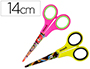 CISEAUX LIDERPAPEL DCOR 5/8 ANS LAMES ACIER INOXYDABLE DCORES POINTE ARRONDIE ANTI-COUPE 140MM