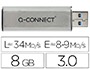 CL USB Q-CONNECT 3.0 8GB LECTURE175MB/S CRITURE 60MB/S R TRACTABLE INTERFACE SUPERSPEED 3.0 COMPATIBLE USB 2.0