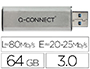 CL USB Q-CONNECT 3.0 64GB LECTURE175MB/S CRITURE 60MB/S    RTRACTABLE INTERFACE SUPERSPEED 3.0 COMPATIBLE USB 2.0