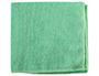 LAVETTE MICROFIBRE 230G 38X38CM SANS TRACES COLORIS VERT LOT 5 UNITS