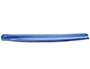 REPOSE-POIGNETS FELLOWES GEL CRYSTAL POUR CLAVIERS POLYURTHANE COLORIS BLEU TRANSPARENT