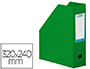 PORTE-REVUES ELBA COLOR LIFE PVC GRAIN TOIL PAN COUP FORMAT 32X24CM DOS 10CM COLORIS VERT