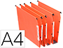 DOSSIER SUSPENDU ELBA MEDIUM FLEX KRAFT 220G A4 ARMOIRE     FOND 15MM COLORIS ORANGE BOTE 25 UNITS
