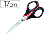 CISEAUX MAPED ADVANCED GEL LAMES ACIER INOXYDABLE 170MM BOUTS POINTUS COLORIS ROUGE/NOIR