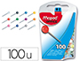PINGLE MAPED DE SIGNALISATION FORME RONDE DIAMTRE 5MM 5 COLORIS ASSORTIS BOTE 100 UNITS