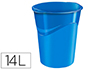 CORBEILLE PAPIER CEP PRO POLYPROPYLNE RSISTANT RECYCLABLE FORME CONIQUE CAPACIT 14L 305X290X334MM COLORIS GLOSS BLEU