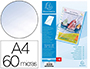 POCHETTE EXACOMPTA POLYPROPYLNE LISSE 6/100E PERFORE A4 OUVERTURE COIN SACHET 10 UNITS