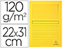 CHEMISE EXACOMPTA FOREVER CARTE RECYCLE 120G 22X31CM FENTRE COLORIS JAUNE PAQUET 25 UNITS