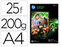 PAPIER HP JET D'ENCRE SEMIGLAC A4 200G/M2 PAQUET   25 FEUILLES